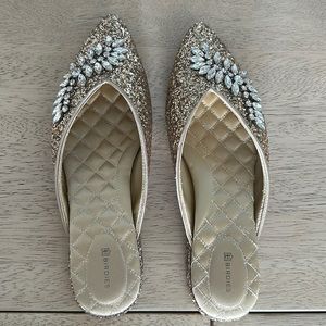 Birdies glitter slip on size 10- minimally worn.